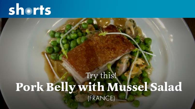 Try This! Pork Belly with Mussel Salad, France